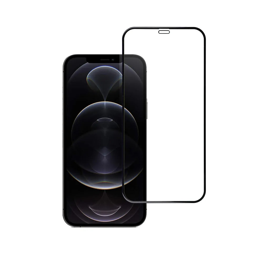 Blue Star 5D tvrzené sklo – pro iPhone 12 Pro Max (full glue) – černé