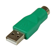 StarTech.com GC46MF adapter za promjenu tipa priključka kabela PS/2 USB Zeleno