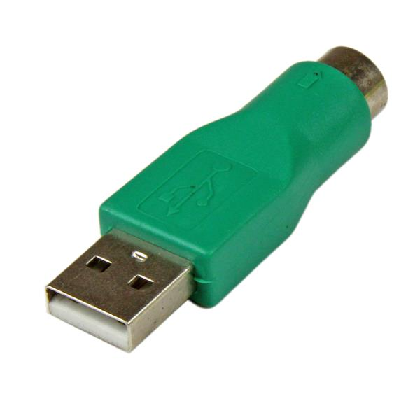 StarTech.com GC46MF adapter za promjenu tipa priključka kabela PS/2 USB Zeleno
