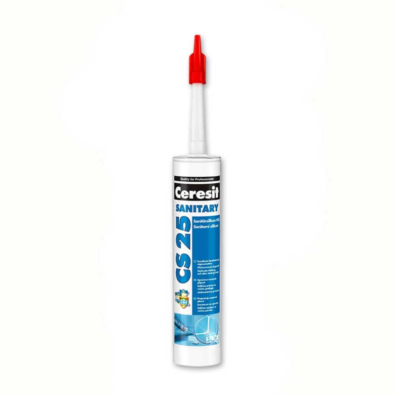 Silikon Ceresit Sanitary Sivi CS25 300 ml