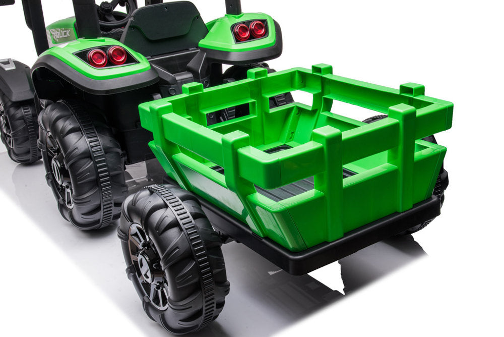 Traktor na akumulator s prikolicom BLT-206 – zeleni