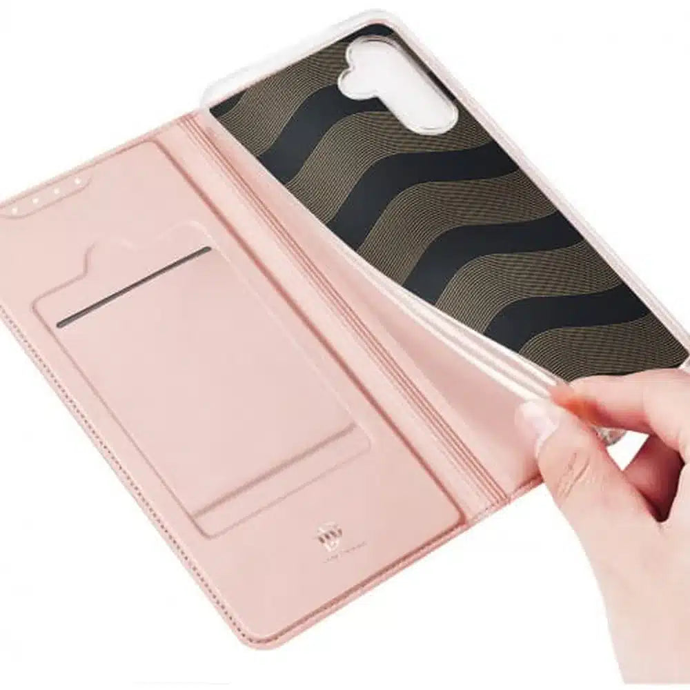 DUX DUCIS Skin Pro flipové pouzdro pro Samsung Galaxy A35, růžová