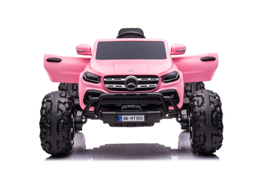 Licencirani auto na akumulator Mercedes DK-MT950 4x4 - svijetlo rozi