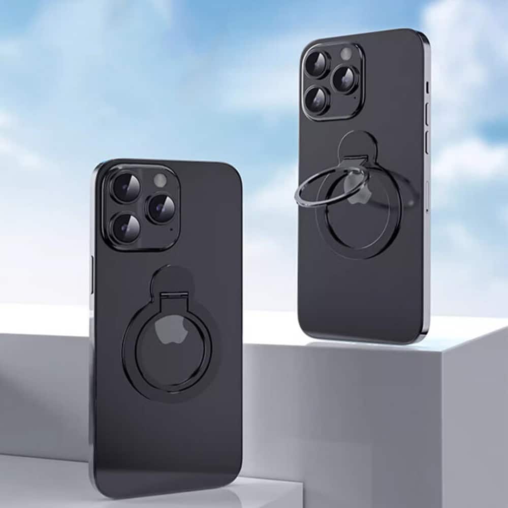 Techsuit – MagSafe kroužek na telefon (MPR4) – Kulatý tvar – hliníková slitina – modrý