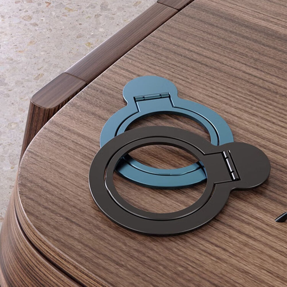 Techsuit – MagSafe kroužek na telefon (MPR4) – Kulatý tvar – hliníková slitina – modrý