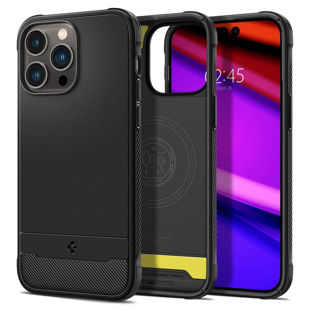 Spigen - Rugged Armor Mag Safe - iPhone 14 Pro - černá