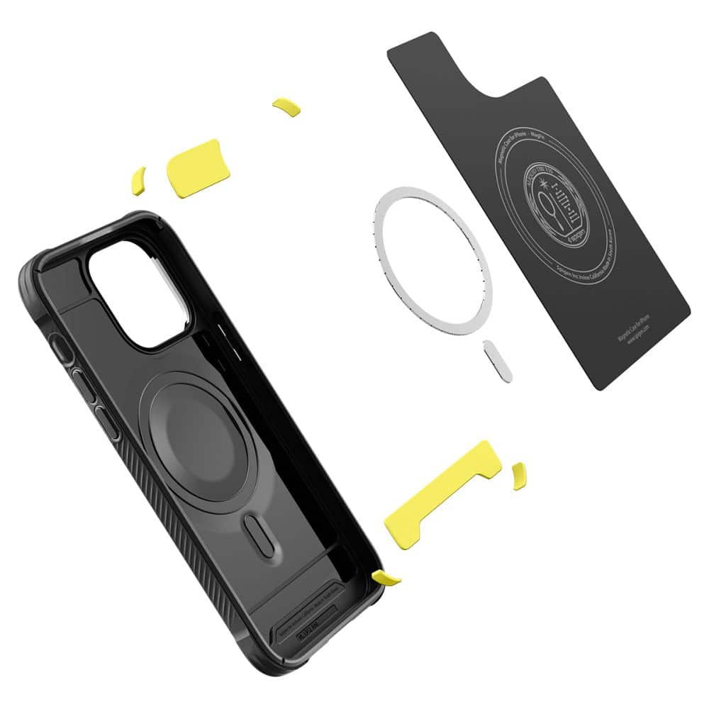 Spigen - Rugged Armor Mag Safe - iPhone 14 Pro - černá