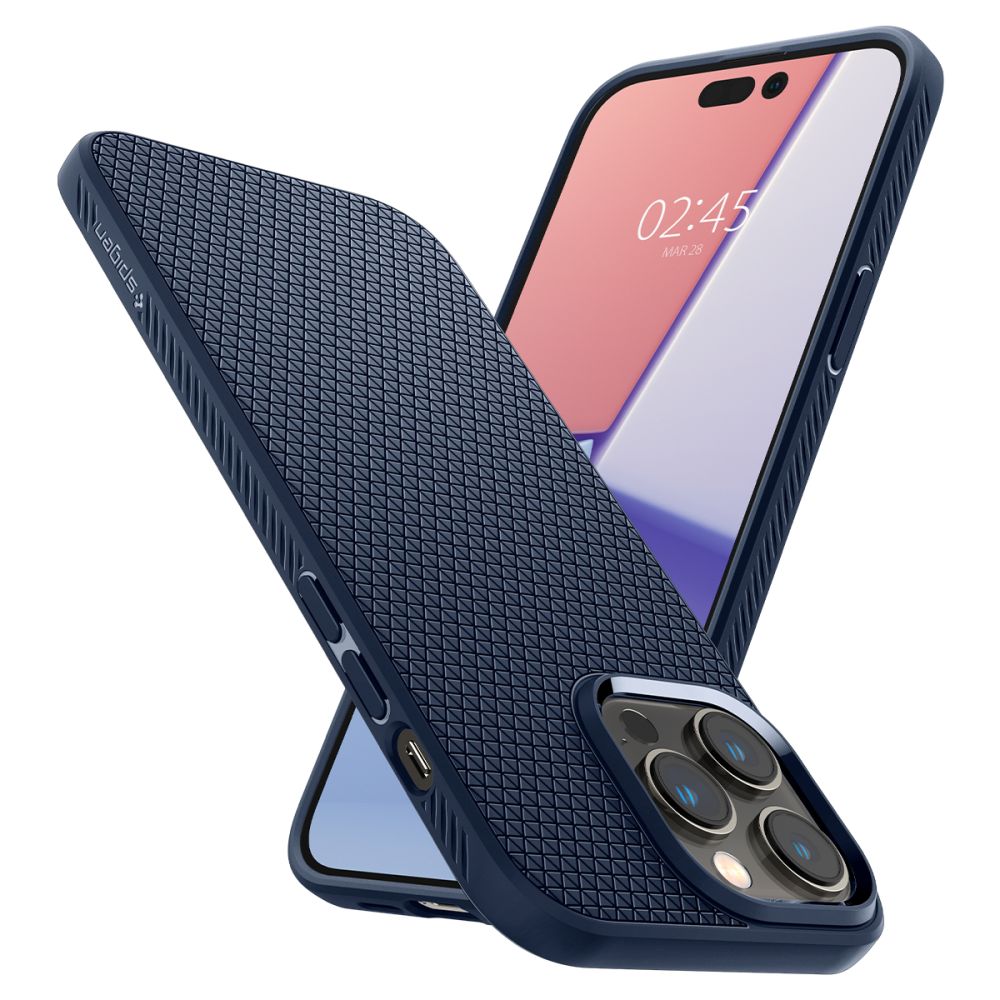 Spigen - Liquid Air - iPhone 14 Pro Max - Námořnická modrá