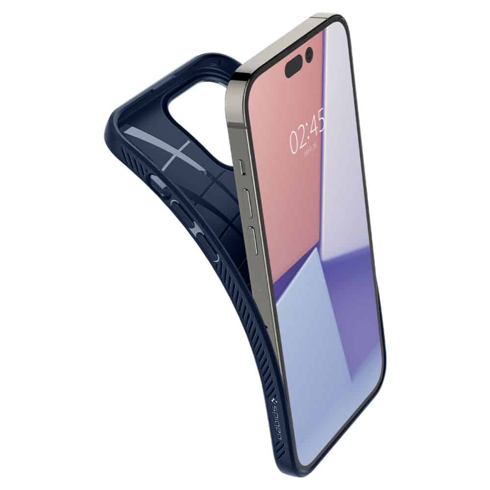 Spigen - Liquid Air - iPhone 14 Pro Max - Námořnická modrá