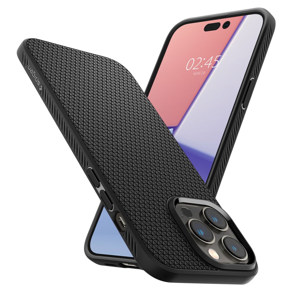 Spigen – Liquid Air – iPhone 14 Pro – matná černá