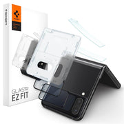 Spigen Zaštita zaslona GLAS.tR Staklo s punim pokrovom + folija za šarke za Galaxy Z Flip 4