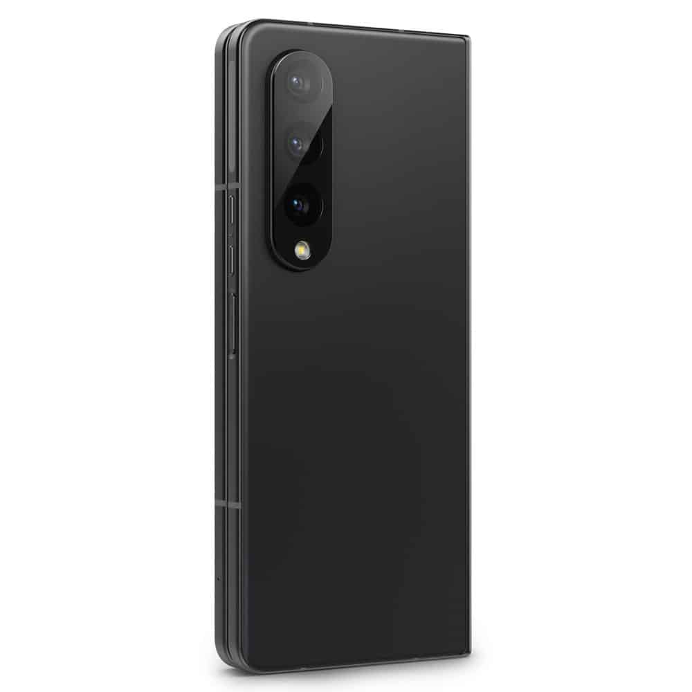 Spigen - Ochranné sklo Optik.TR na fotoaparát (2 ks) - Samsung Galaxy Z Fold 4 - černé