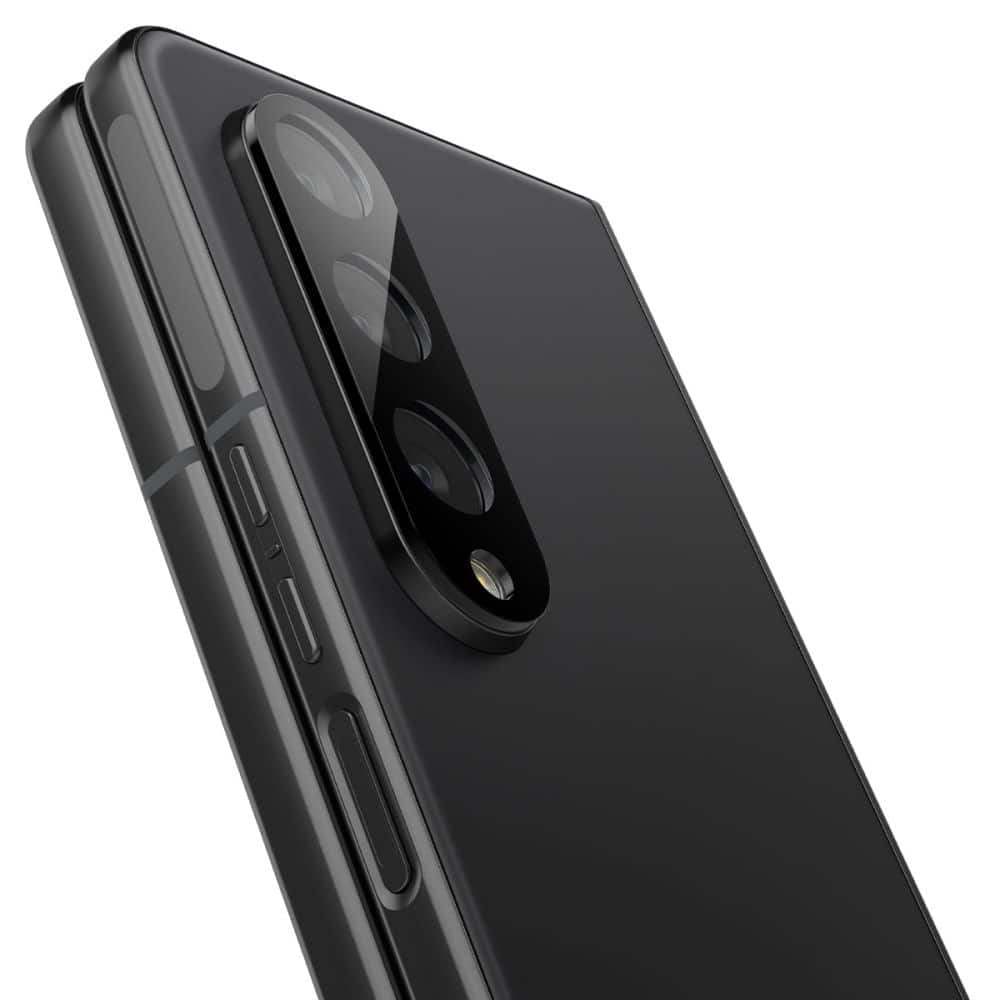 Spigen - Ochranné sklo Optik.TR na fotoaparát (2 ks) - Samsung Galaxy Z Fold 4 - černé