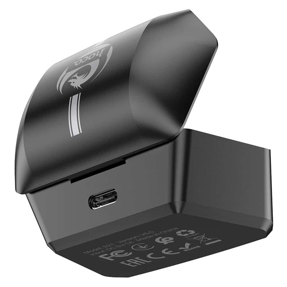 HOCO - TWS sluchátka Magic shadow (S21) s Bluetooth 5.0 a nízkou latencí - černá