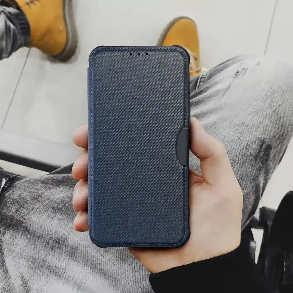 Pouzdro RAZOR Book pro XIAOMI Redmi NOTE 12 PRO PLUS 5G modré