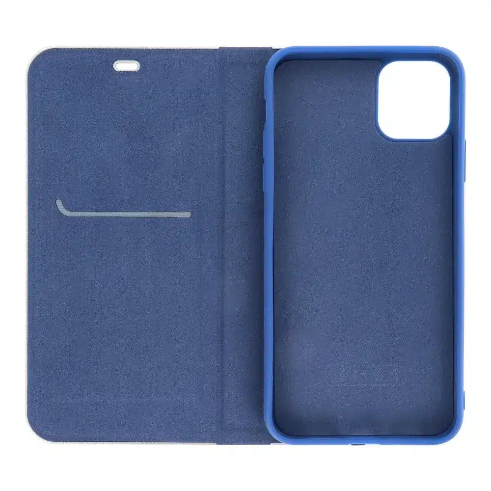 LUNA Book Carbon pouzdro pro XIAOMI Redmi NOTE 12 5G modrá