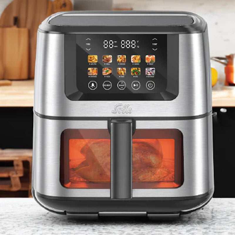 Solis Air Fry & Dry XL Black horkovzdušná fritéza