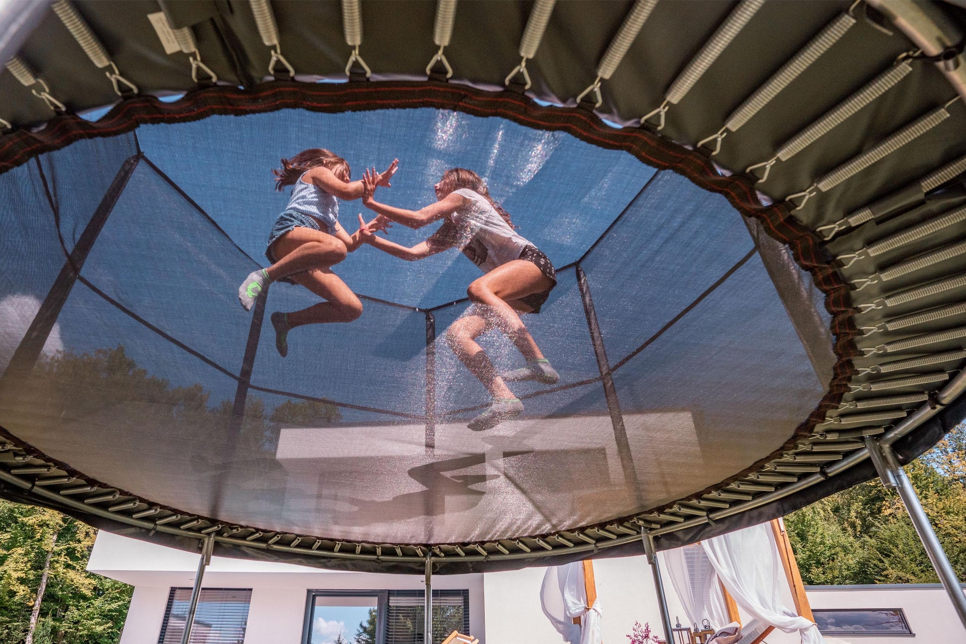 Akrobat Orbit trampolin – obiteljski trampolin za dvorište 366-cm-antracit