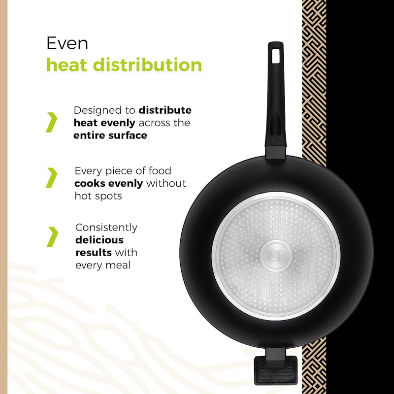 BE Living Wok tava Delight Black 32 cm