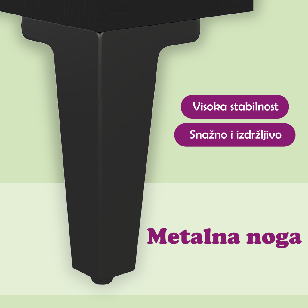 Komoda boja smeđeg hrasta 60 x 35 x 69 cm konstruirano drvo