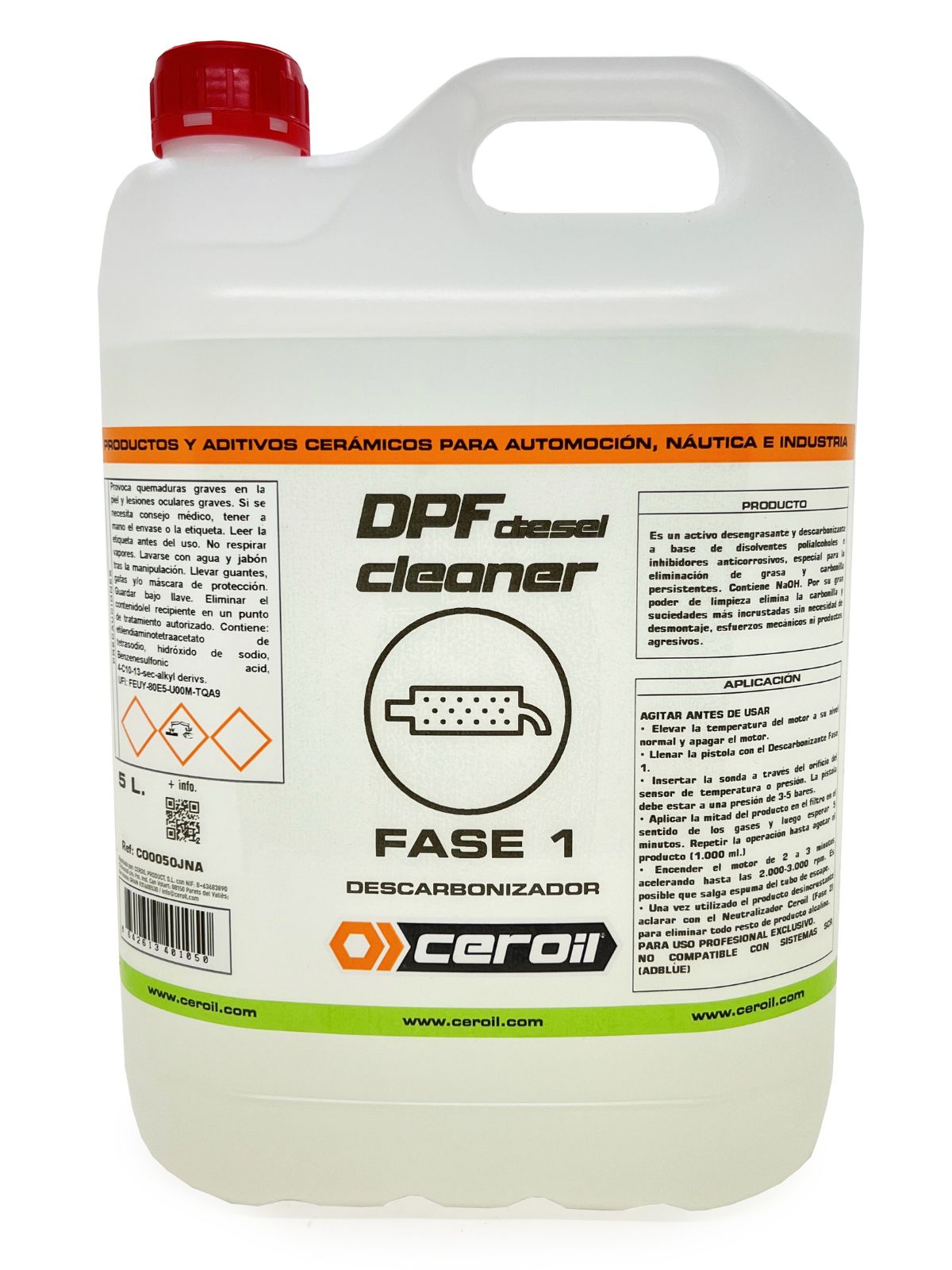 Sada pro 2fázové čištění filtru pevných částic (DPF/FAP) – 5l + 5l