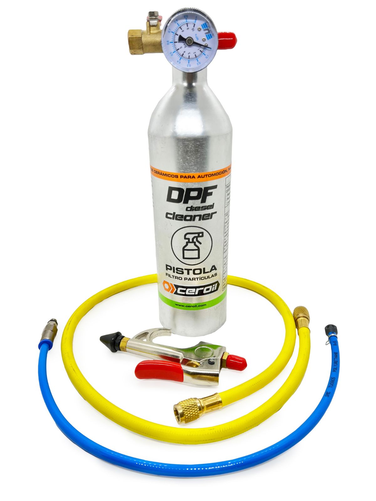 Souprava na čištění filtru pevných částic ve 2 fázích (DPF/FAP)- PISTOLE