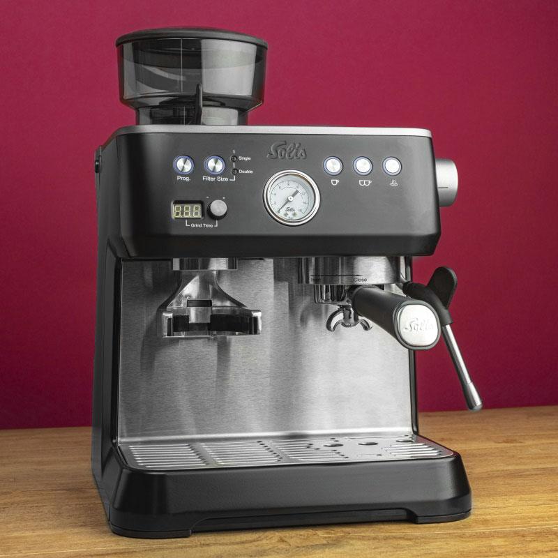 Espresso kávovar Solis Grind & Infuse Perfetta Black