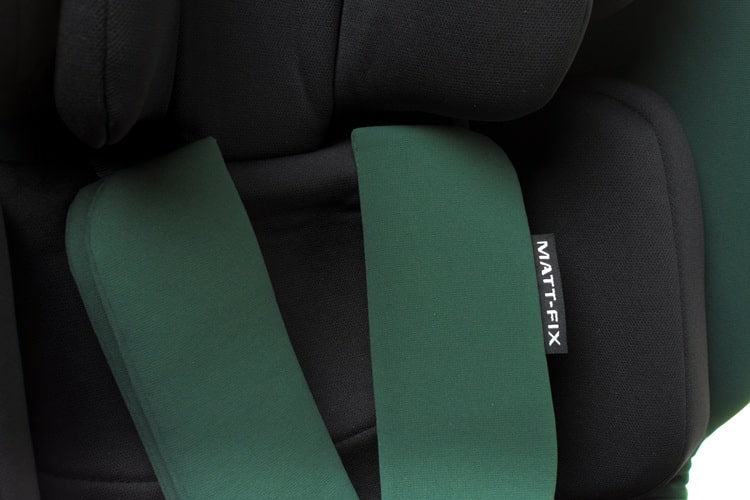 4BABY autosjedalica Matt-fix dark green