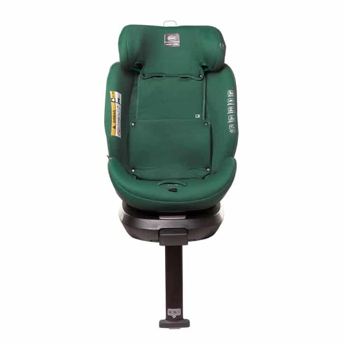 4BABY autosjedalica Enzo-fix dark green