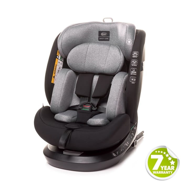 4BABY autosjedalica Roto-fix grey