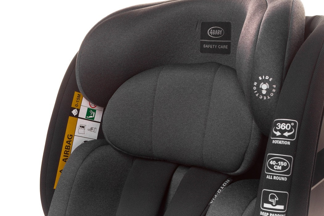 4BABY autosjedalica Roto-fix graphite