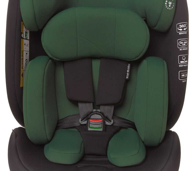 4BABY autosjedalica Roto-fix dark green