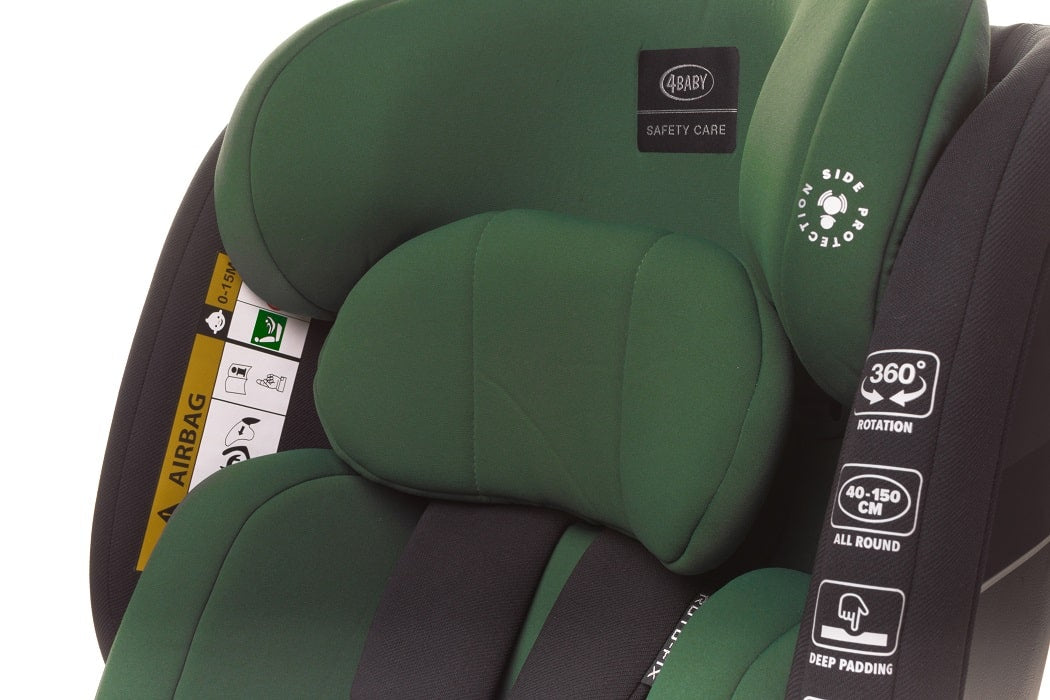 4BABY autosjedalica Roto-fix dark green