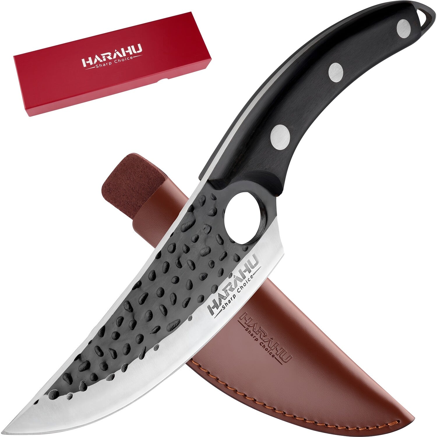 Kuhinjski nož HARAHU NA-30238 - Crna KP30238
