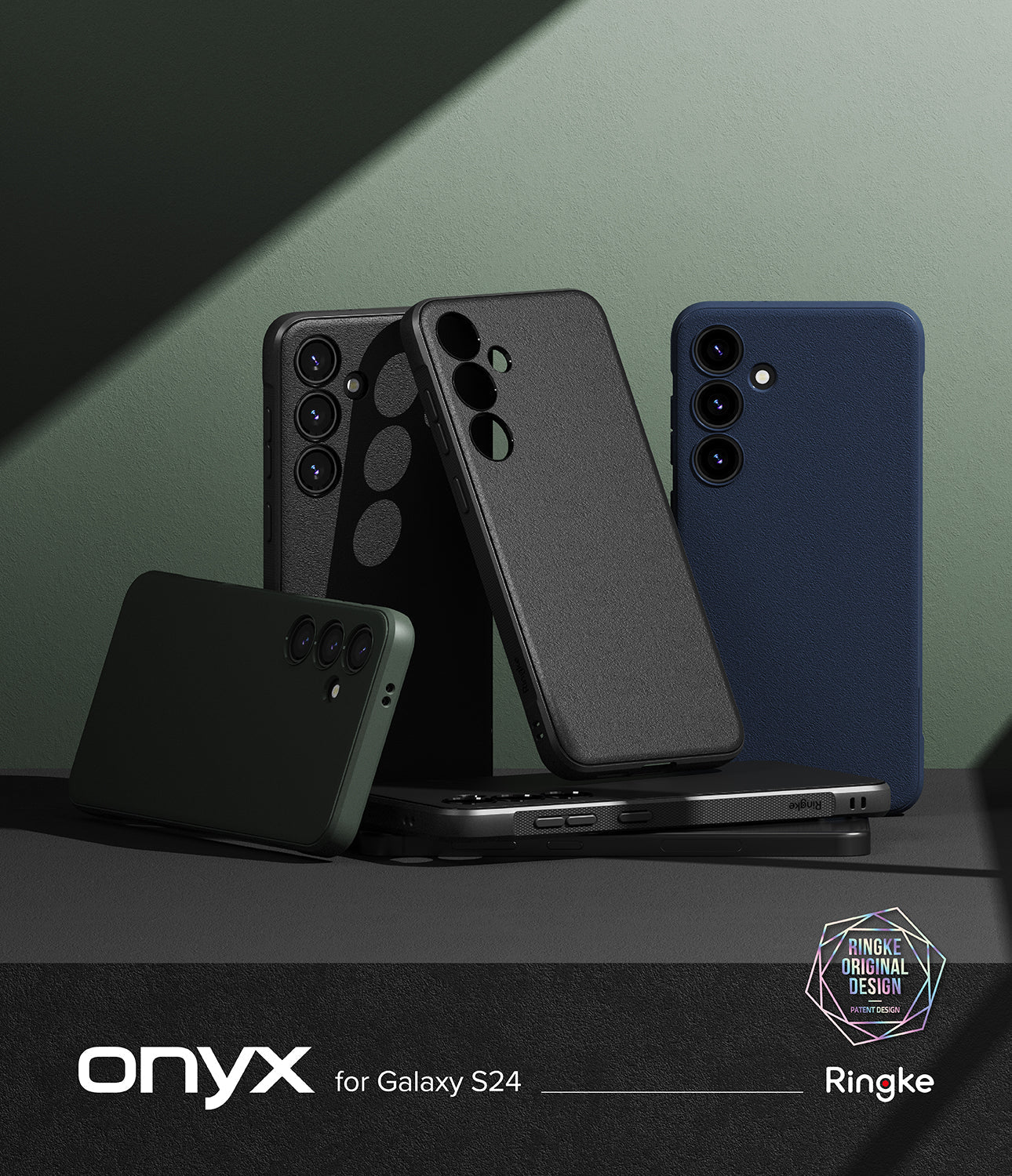 Ringke Onyx kryt pro Samsung Galaxy S24 Plus – tmavě zelený