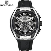 Sat NAVIFORCE MA-38607 - Crna / Srebrna KP38607