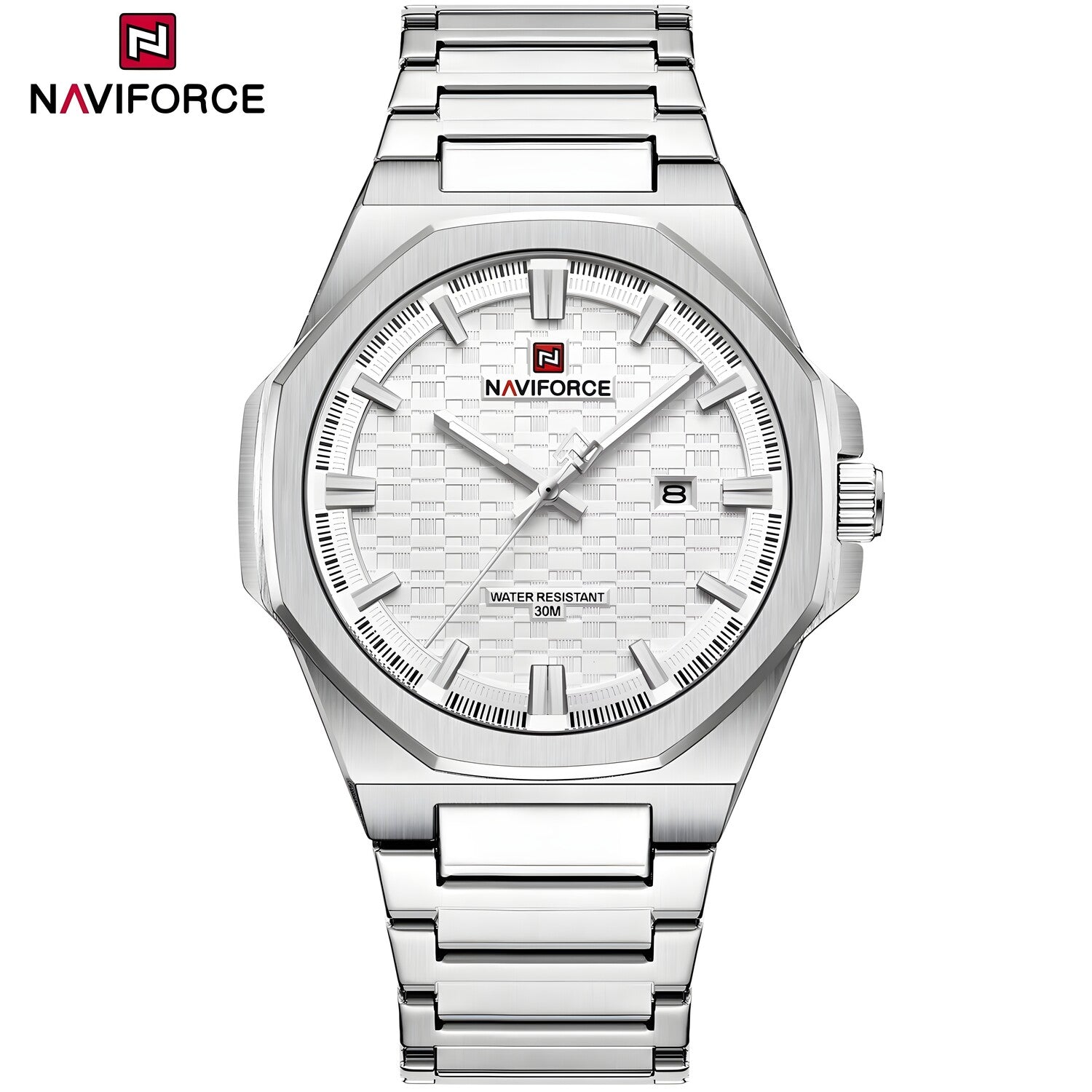 Sat NAVIFORCE ST-38653 - Srebrna / Bijela KP38653