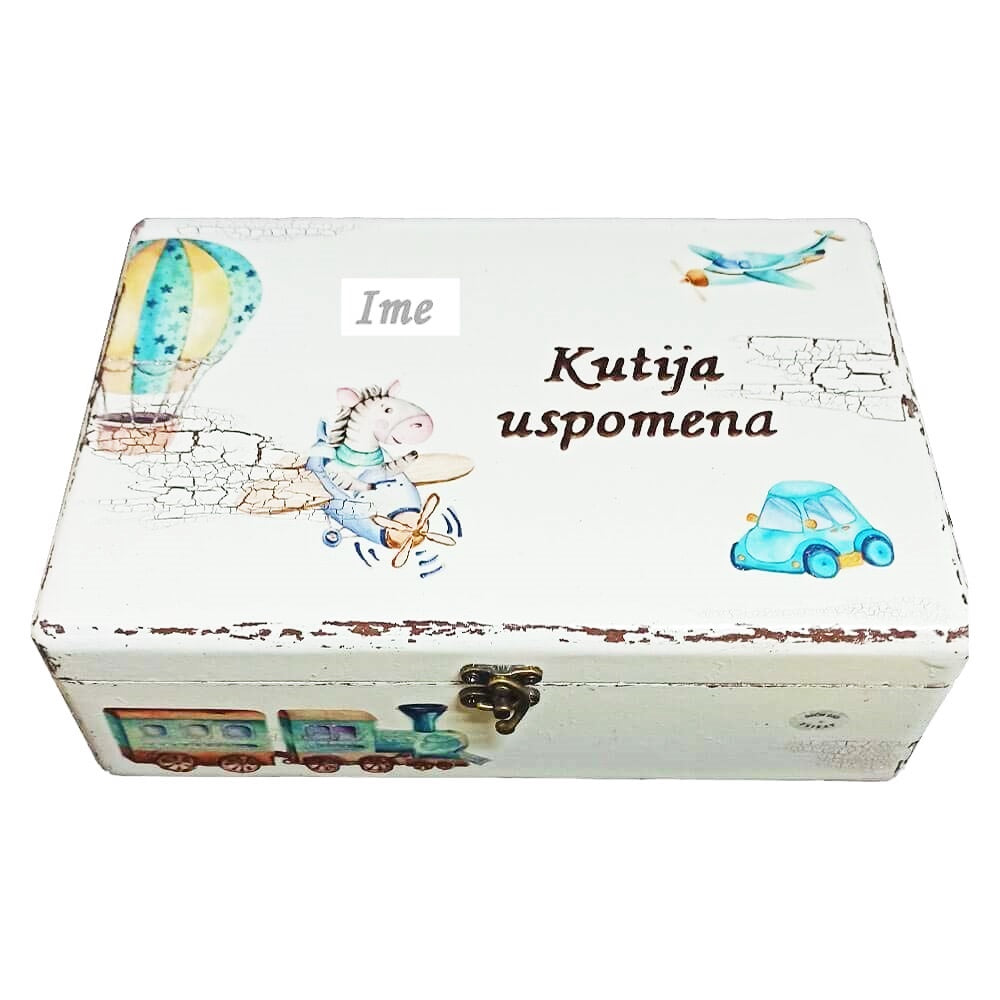 Personalizovaný dárek ke křtu, narození dítěte - 20x30x10cm - 154112