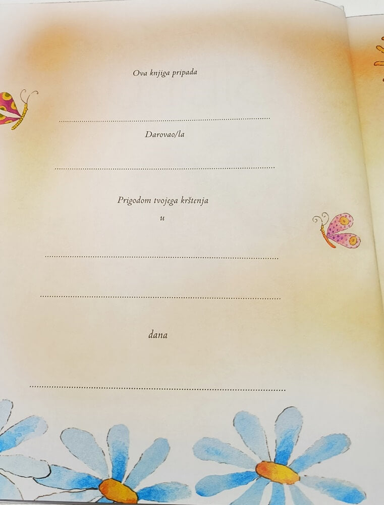 Personalizovaná Moje křestní Bible