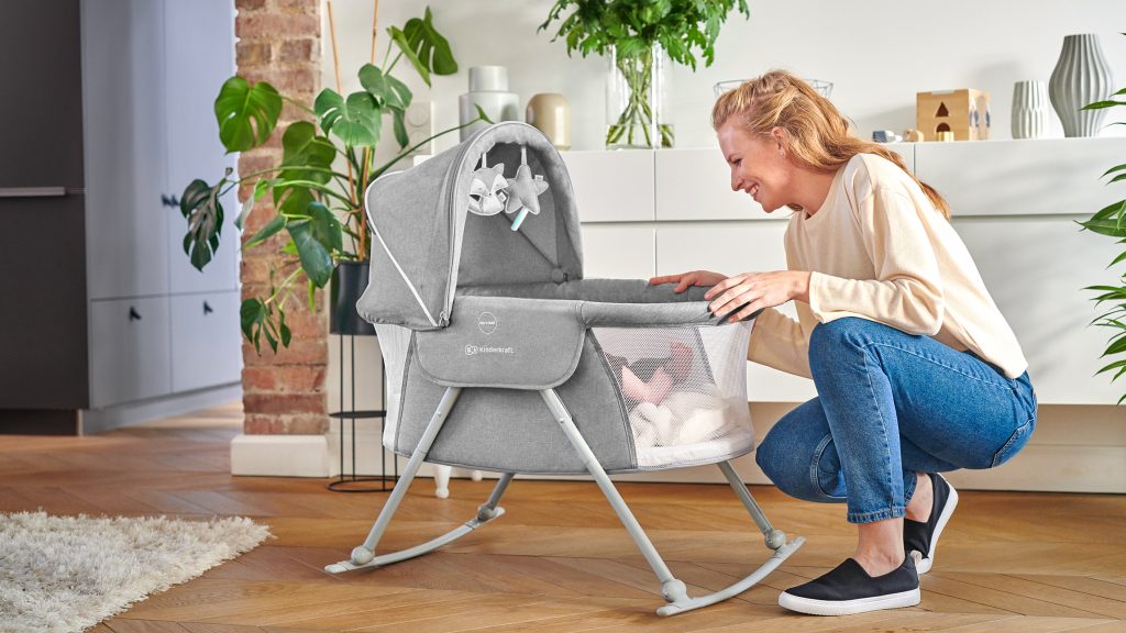Kinderkraft Krevetić LOVI 3u1, beige