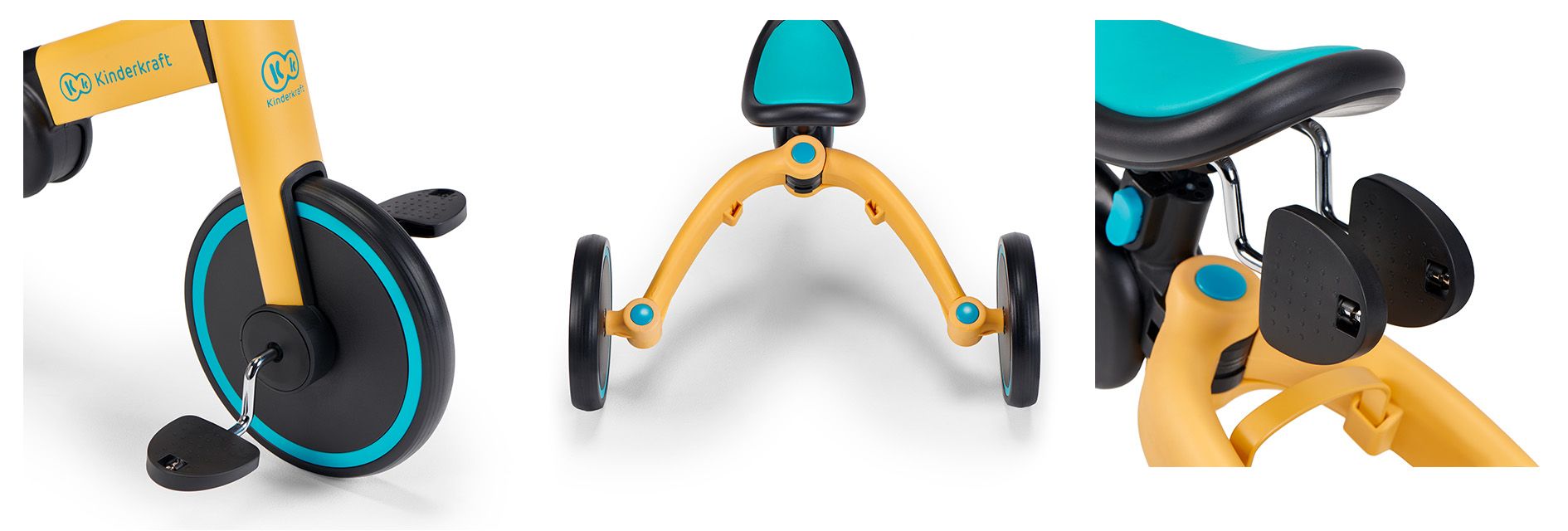 Kinderkraft Tricikl 4TRIKE Silver Grey