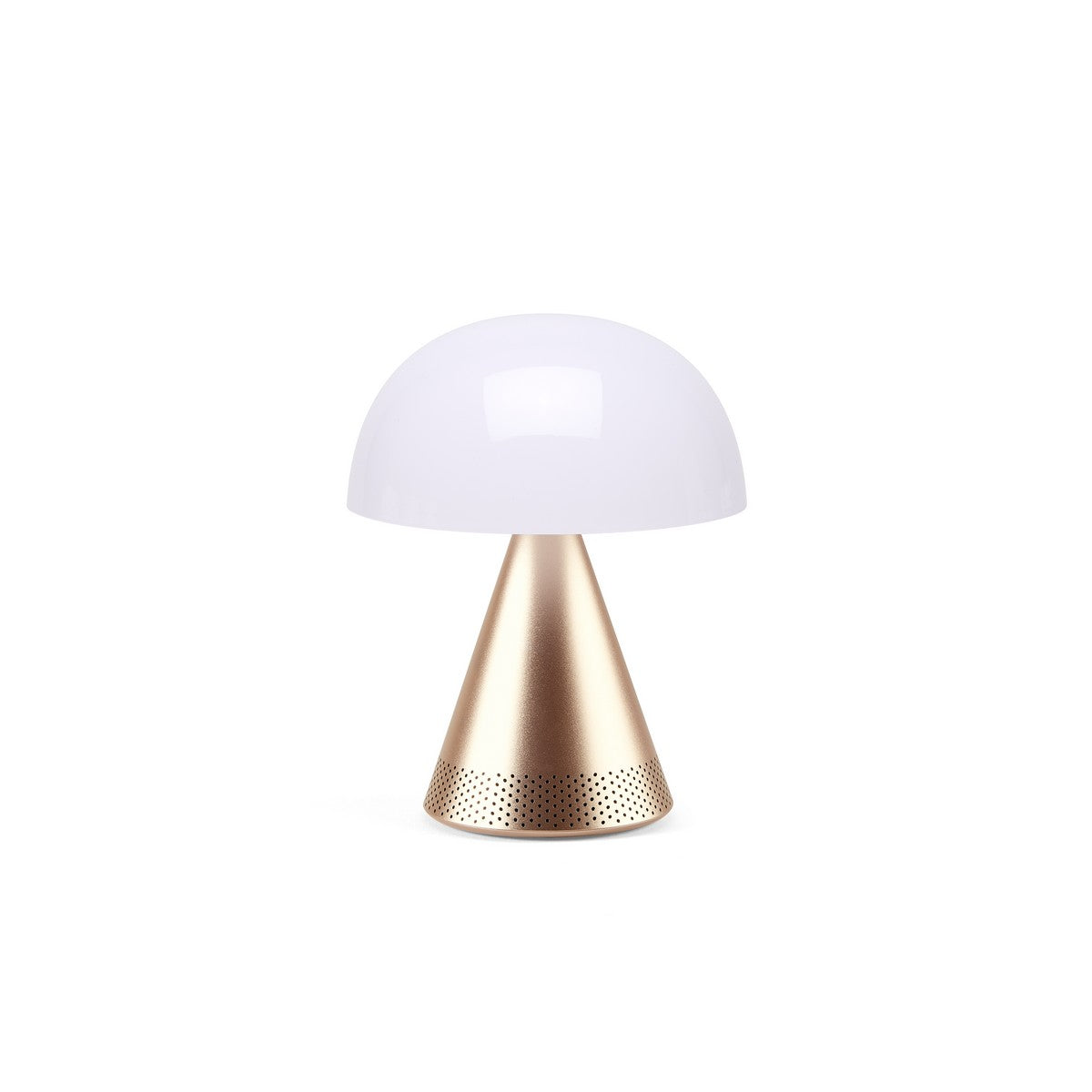 Lexon MINA L AUDIO prijenosna lampa s bluetooth zvučnikom ZLATNA