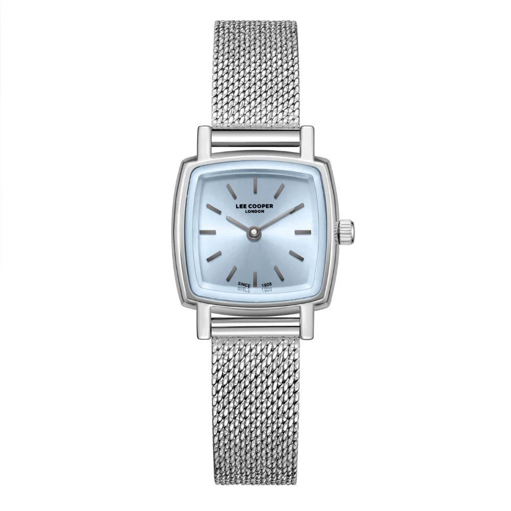 RUČNI SAT LEE COOPER 8280 - Brojčanik plava, remen srebrna, kućište srebrna (300)