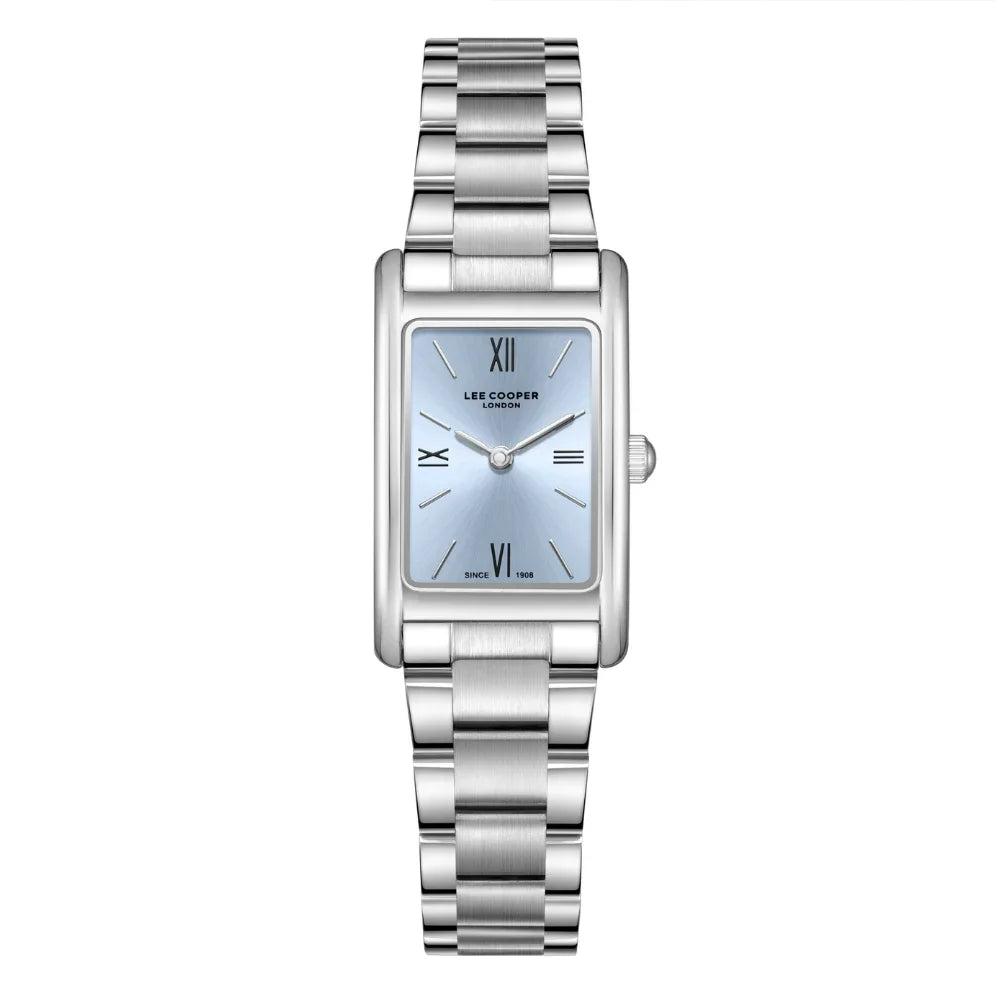 RUČNI SAT LEE COOPER 8300 - Brojčanik plava, remen srebrna, kućište srebrna