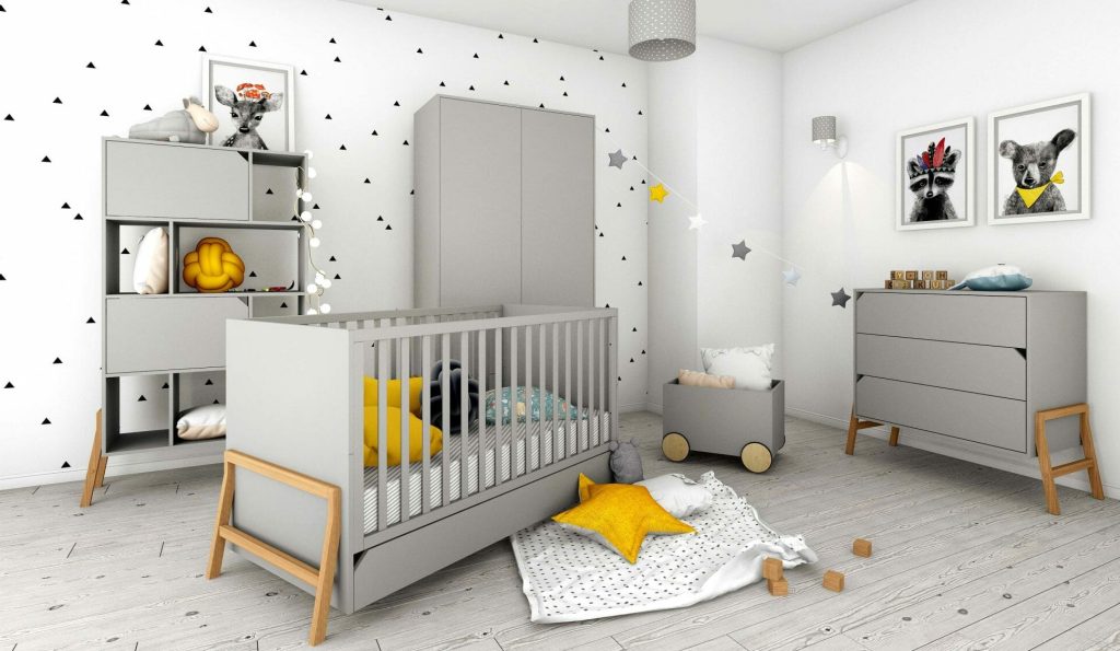 Bellamy Lotta krevet 140x70 cm, grey
