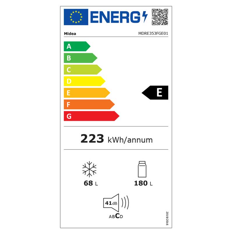 Midea MDRE423FGE01 Hladnjak ugradbeni