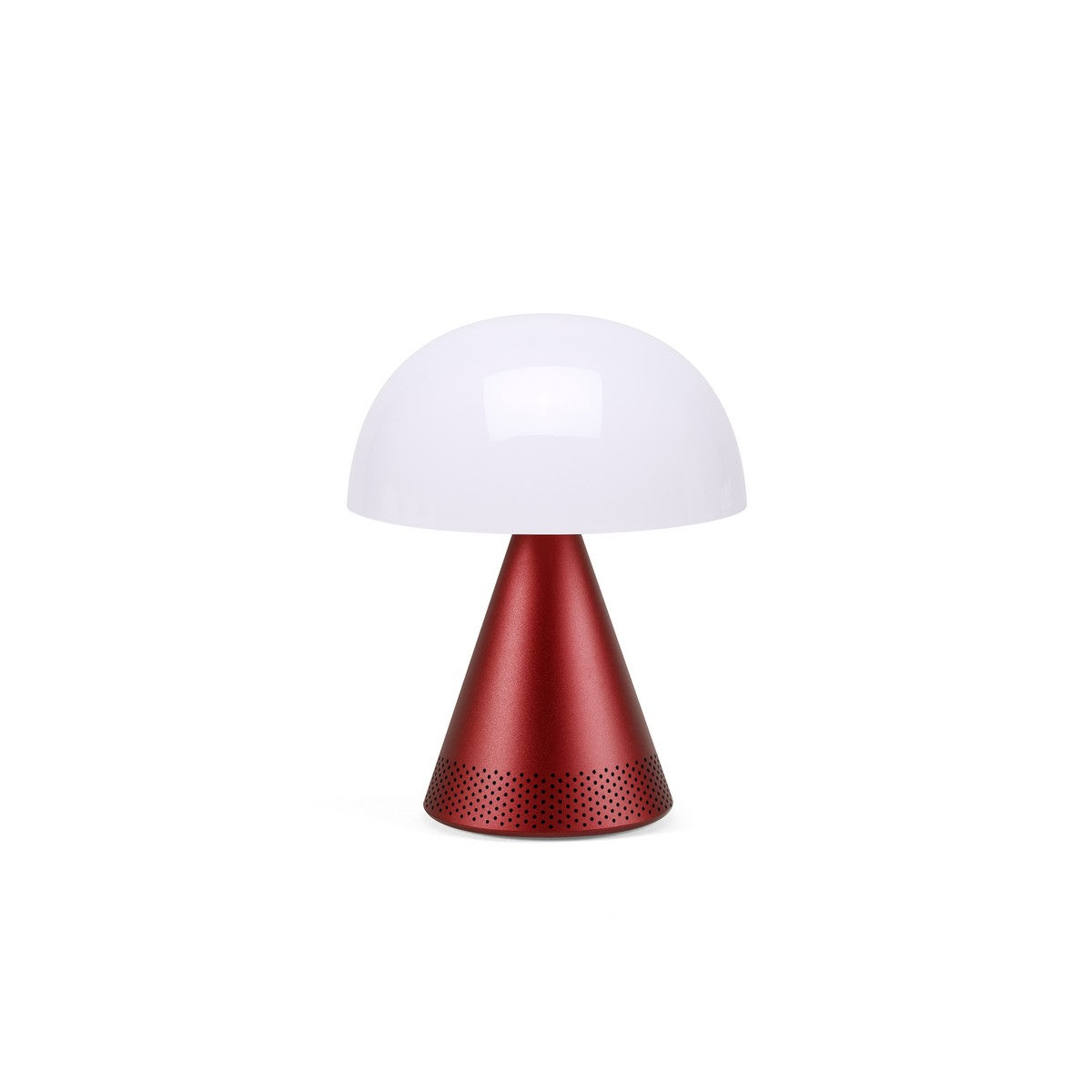 Lexon MINA L AUDIO prijenosna lampa s bluetooth zvučnikom TAMNO CRVENA
