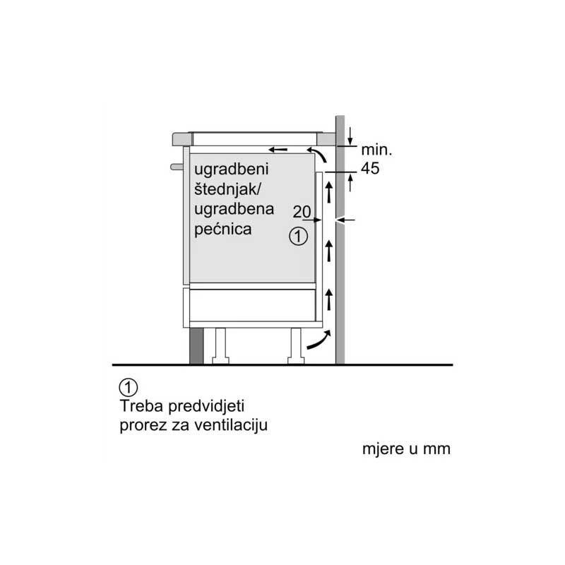 Neff T56TS51N0 indukcijska ploča
