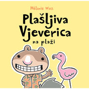 Plachá Veverka na pláži