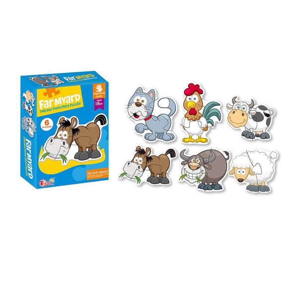 Baby puzzle Vozila - Farma - Zoo – slagalice za djecu Farma